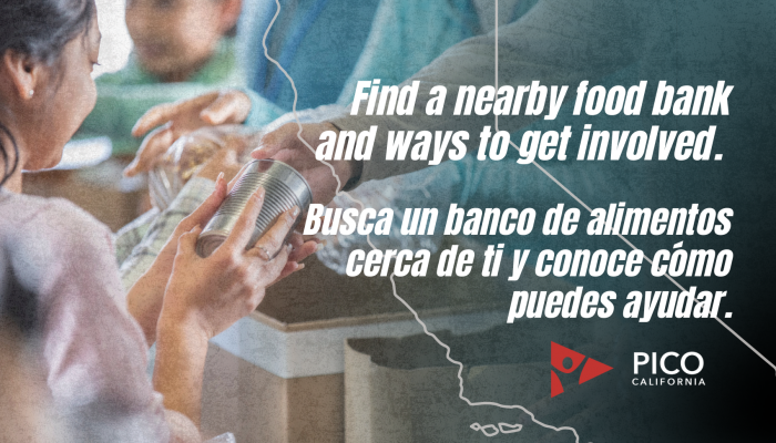 Find a nearby food bank and ways to get involved.